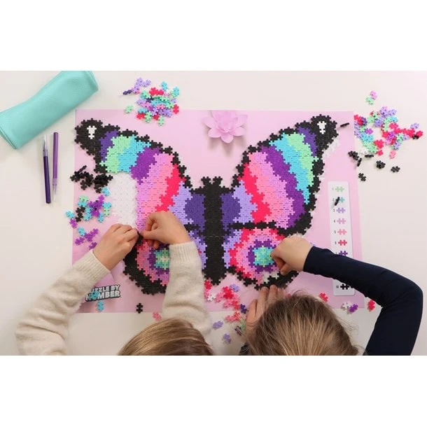 Puzzle Papillon 800 Pcs - Jeu de construction enfant PLUS PLUS