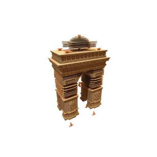 Puzzle 3D Arc de Triomphe – Sculpture en Carton Recyclé CARTONIC