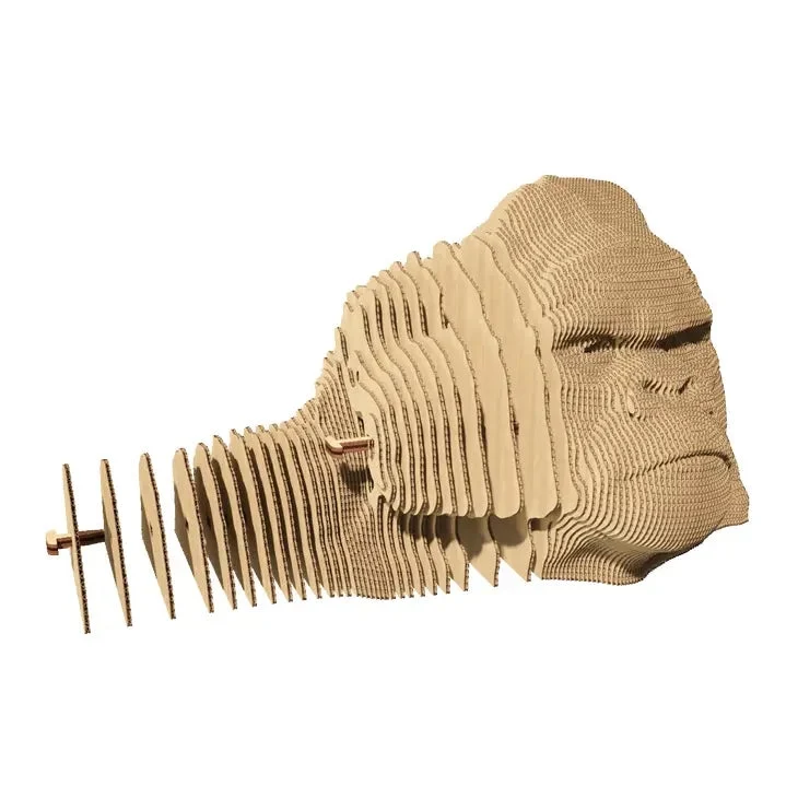 Puzzle 3D Gorilla – Sculpture en Carton Recyclé CARTONIC®
