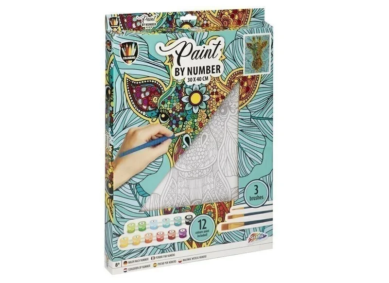 Peinture par numéros Girafe - 30Х40 СМ