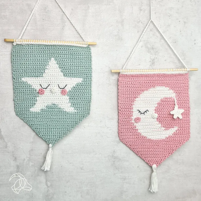 Kit de crochet Amigurumi DIY - Étoile de suspension murale