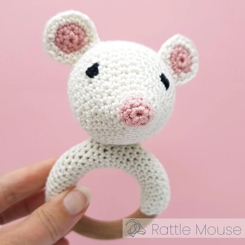 Kit Amigurumi - Mon hochet Souris