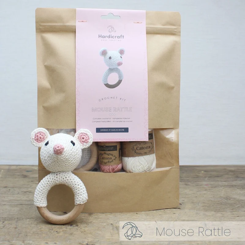 Kit Amigurumi - Mon hochet Souris