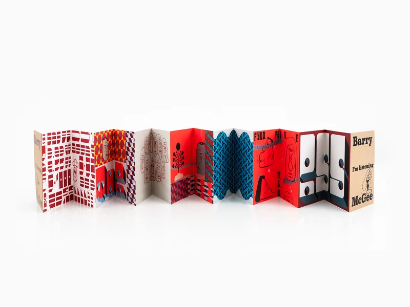 Barry McGee - "J'écoute" Leporello