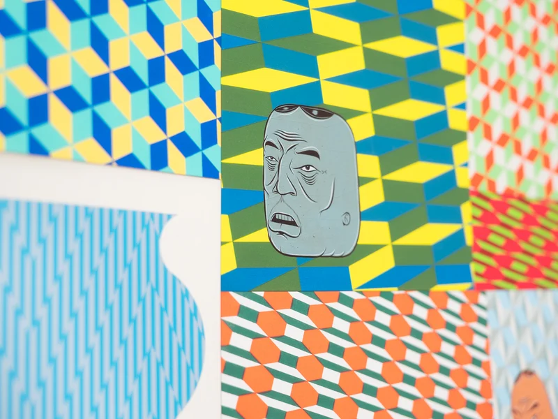 Barry McGee - print "I'm Listening" (J'écoute)