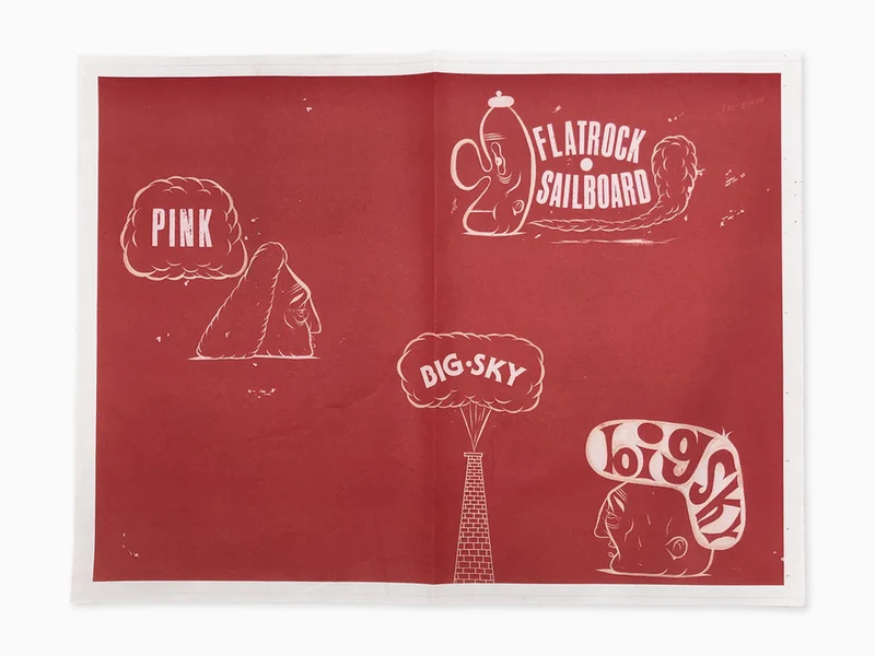 Barry McGee - On The Edge Of A Dream Newsprint Set
