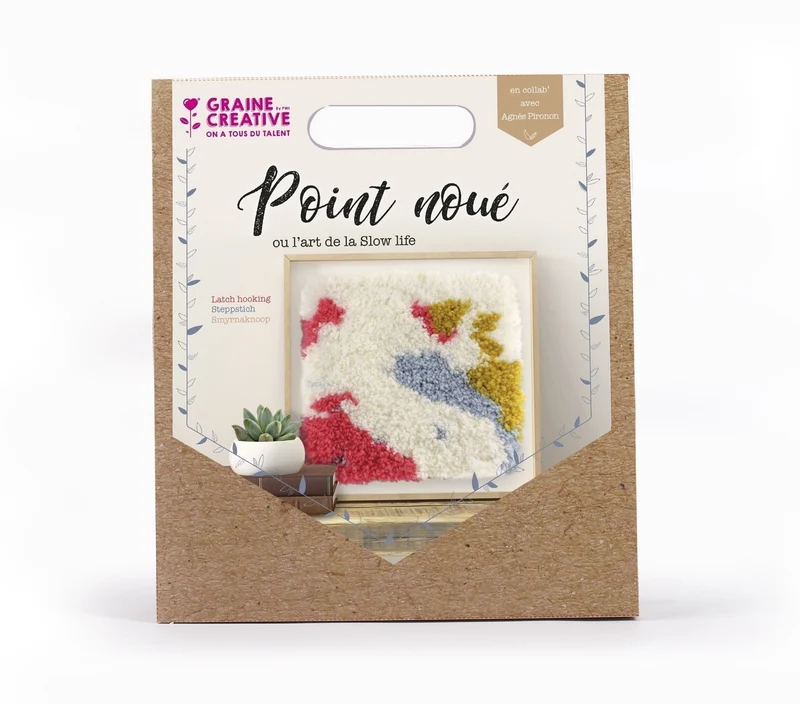Kit Punch Needle Point Noué HELSINKI – Graine Créative