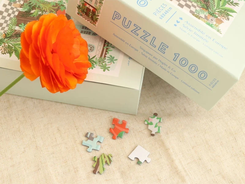 Puzzle 1000 Pièces Singapore – Hoglet & Co | Puzzle Voyage Asie | La Petite Épicerie