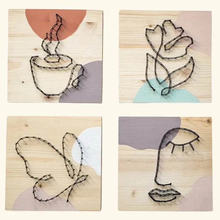 Kit DIY - String Art - Visage & Cie | Kits d'artisanat