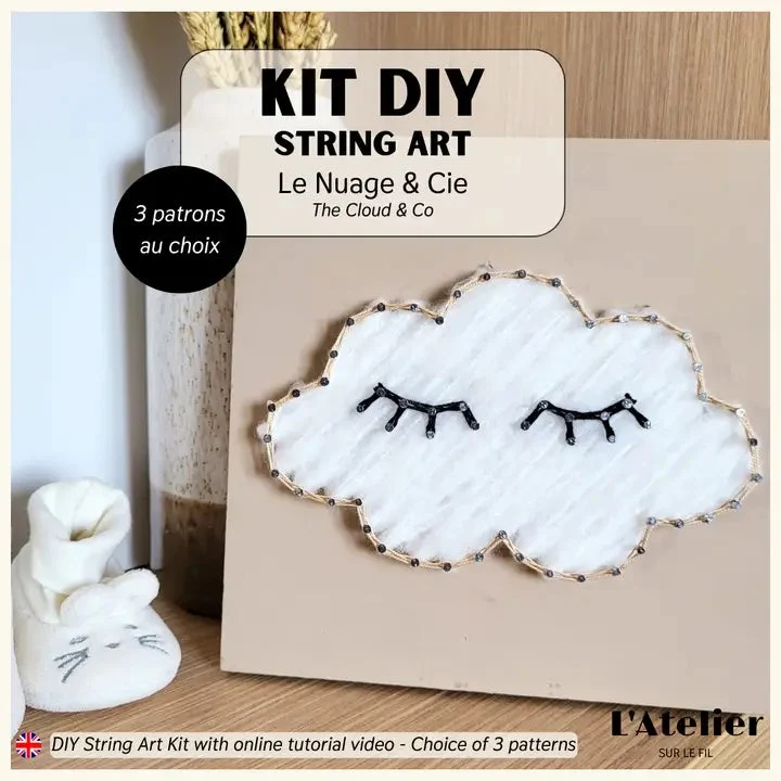 Kit DIY - String Art - Nuage & Cie | Kits d'artisanat