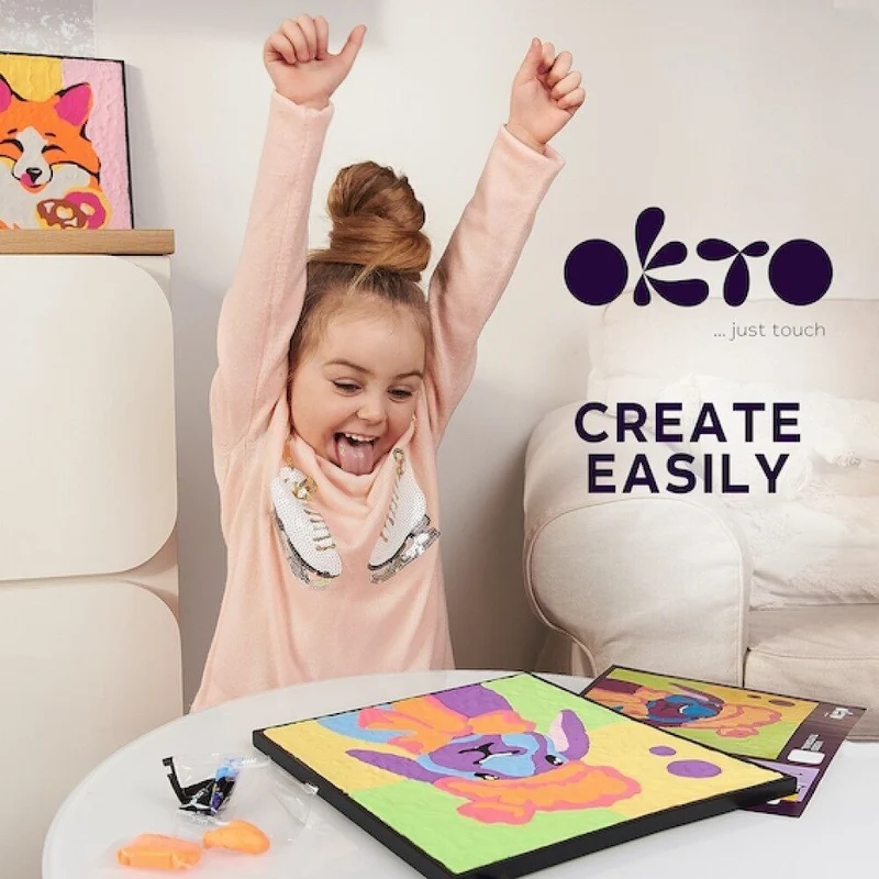 Okto Clay DIY 3D Artwork avec de l'argile mousse, Lapin