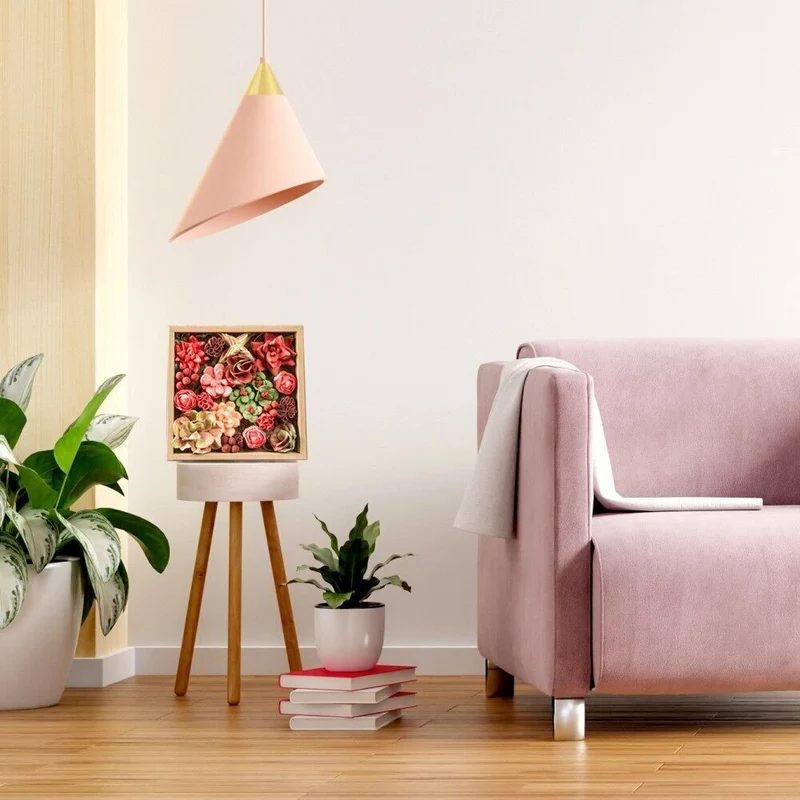 Okto Clay Passion fleurs 3D Artwork avec argile mousse