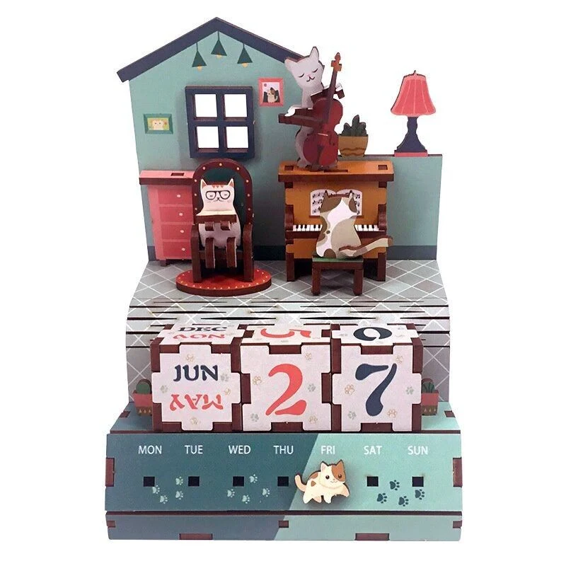 Calendrier puzzle en bois DIY The Cats Musical