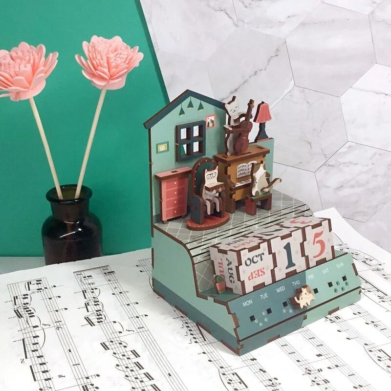 Calendrier puzzle en bois DIY The Cats Musical