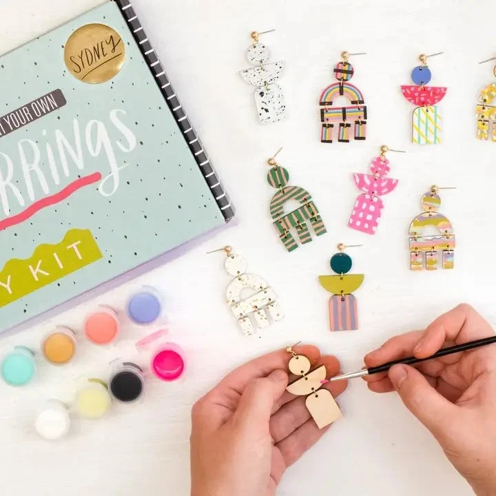 Kit de boucles d'oreilles « Paint Your Own Sydney »