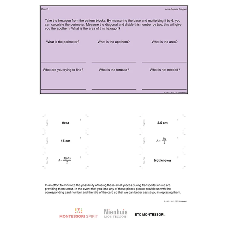Upper Elementary Geometry - Area