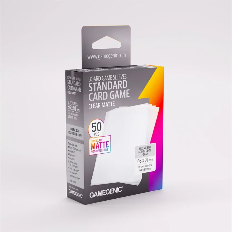 Sleeves: Gamegenic: Matte Standard Card Game Sleeves (50)