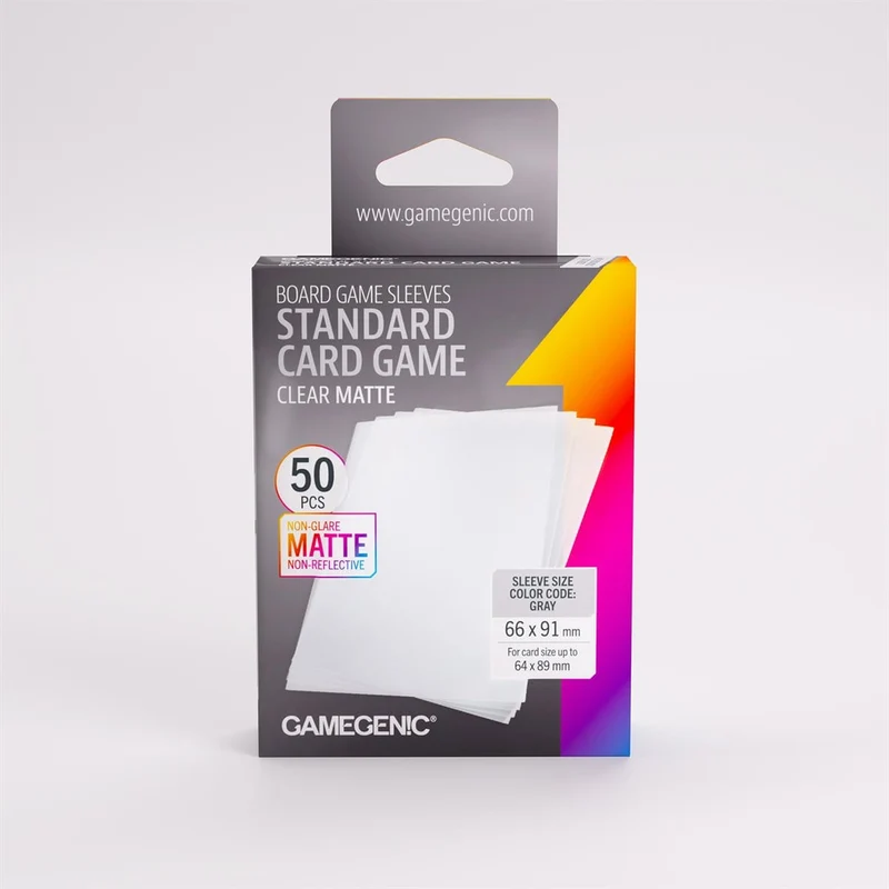 Sleeves: Gamegenic: Matte Standard Card Game Sleeves (50)