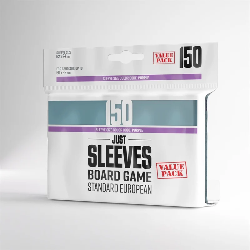 Sleeves: Just Sleeves: Standard European Value Pack (150)