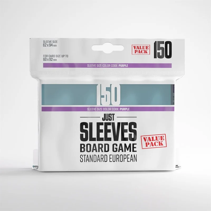 Sleeves: Just Sleeves: Standard European Value Pack (150)