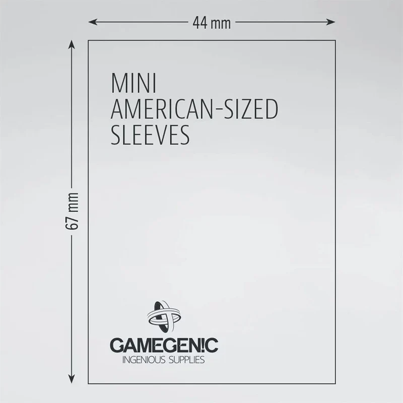 Sleeves: Gamegenic: Matte Mini American-Sized Boardgame (50)
