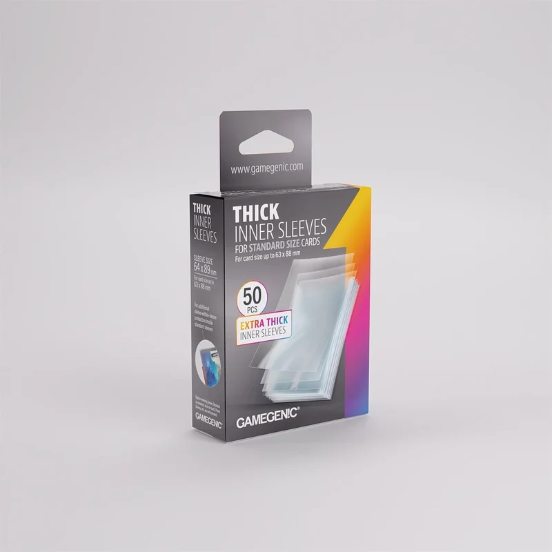 Sleeves: Gamegenic: Thick Inner Sleeves (50)