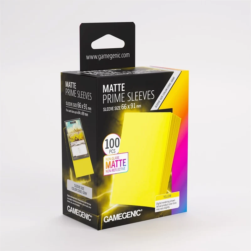 Sleeves: Gamegenic: Matte Prime Sleeves: Yellow (100)