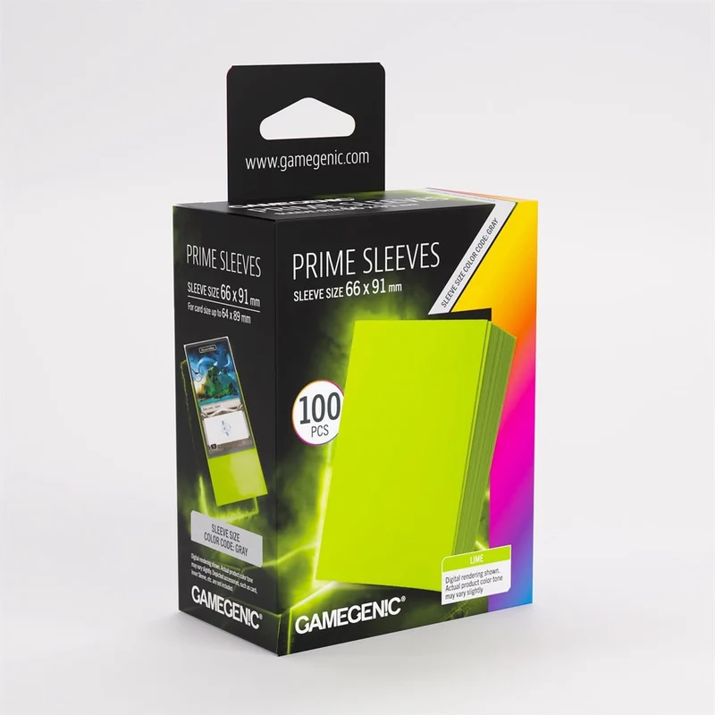 Sleeves: Gamegenic: Prime Sleeves: Lime (100)