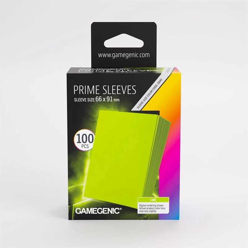 Sleeves: Gamegenic: Prime Sleeves: Lime (100)