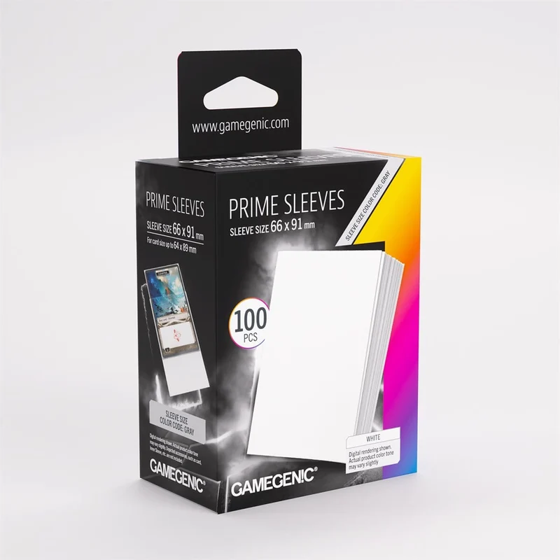 Sleeves: Gamegenic: Prime Sleeves: White (100)