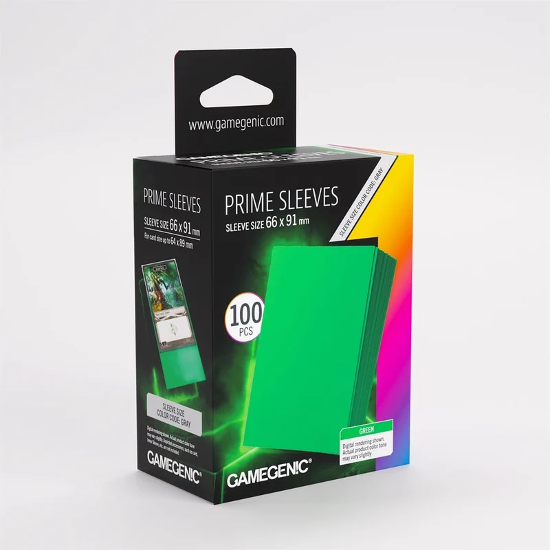 Sleeves: Gamegenic: Prime Sleeves: Green (100)