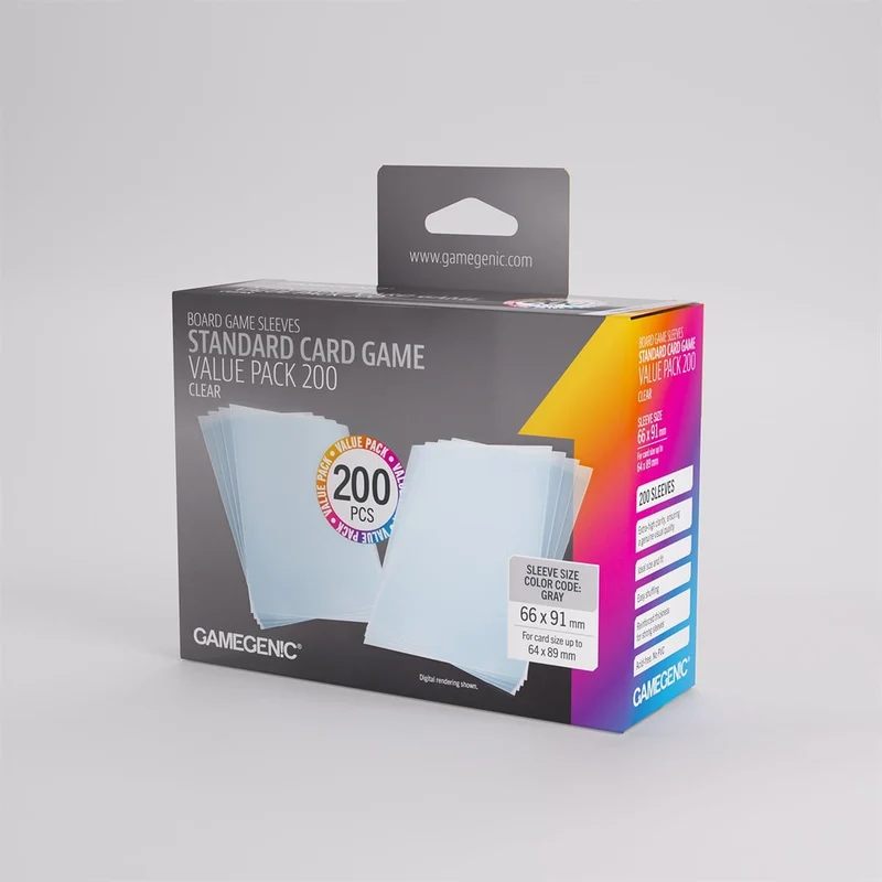 Sleeves: Gamegenic: Value Pack Standard Sleeves (200)