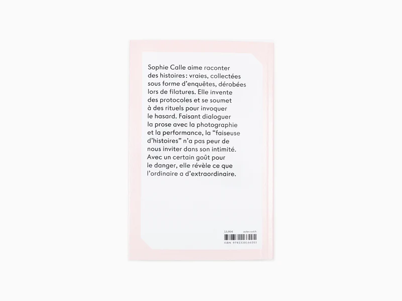Sophie Calle - Photo Poche