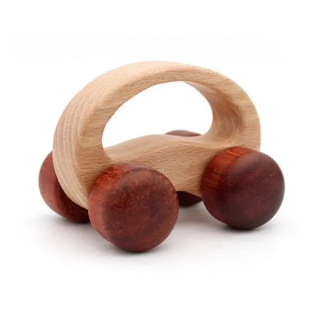 Hochet en Bois à Roulette