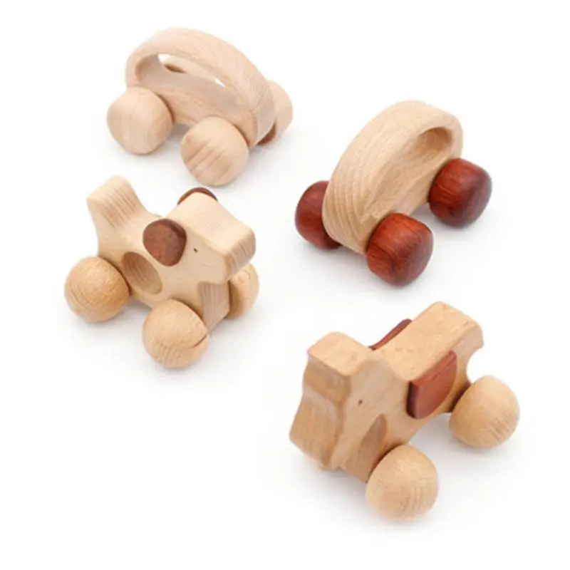 Hochet en Bois à Roulette