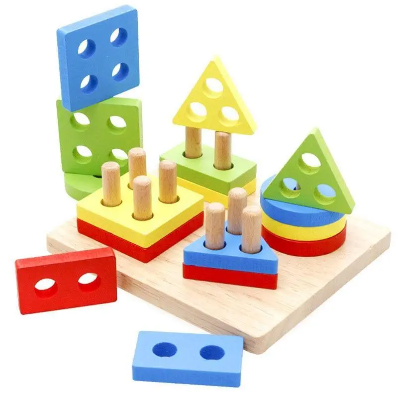 Plateau Montessori 4 Formes