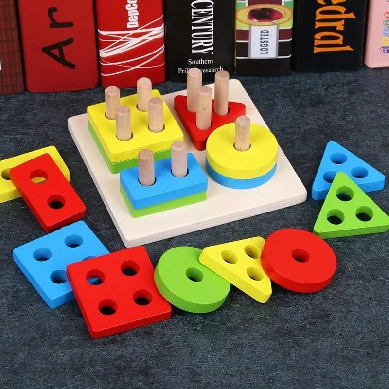 Plateau Montessori 4 Formes