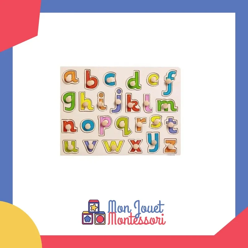 Plateau Montessori Alphabet Minuscule