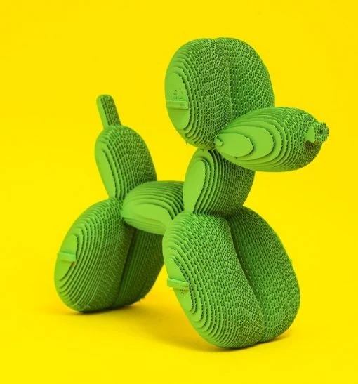 Puzzle 3D Balloon Dog – Sculpture en Carton Recyclé CARTONIC