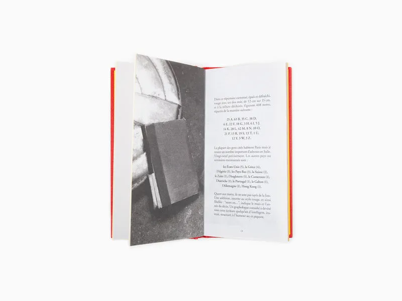 Sophie Calle - Le carnet d'adresses (Livre VI)