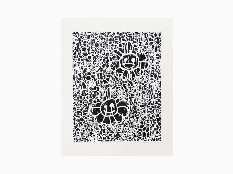 Takashi Murakami x MADSAKI - Flowers A Black (titre provisoire)