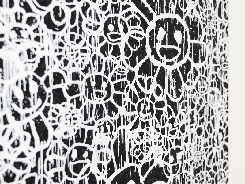 Takashi Murakami x MADSAKI - Flowers A Black (titre provisoire)