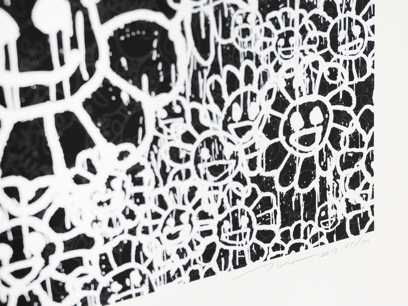 Takashi Murakami x MADSAKI - Flowers A Black (titre provisoire)