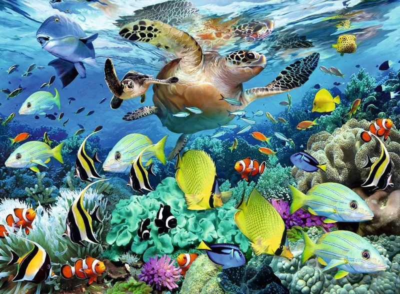Le paradis sous l'eau (150 pcs XXL)