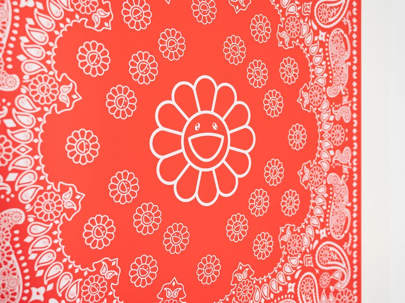 Takashi Murakami - Paisley de fleurs
