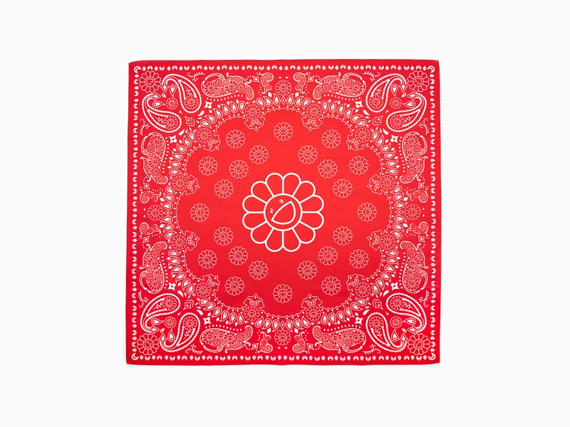 Takashi Murakami - Bandana Paisley à fleurs