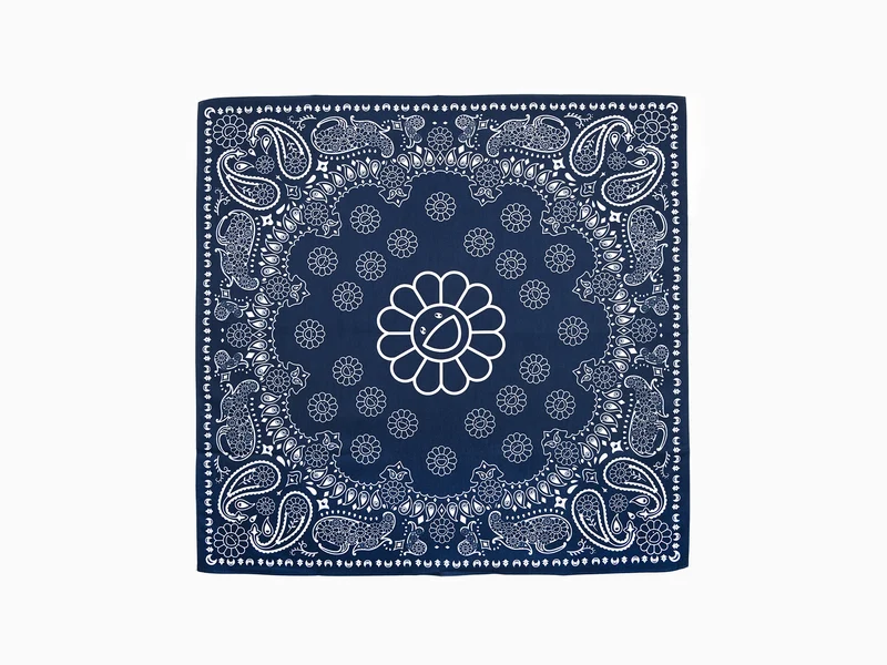 Takashi Murakami - Bandana Paisley à fleurs