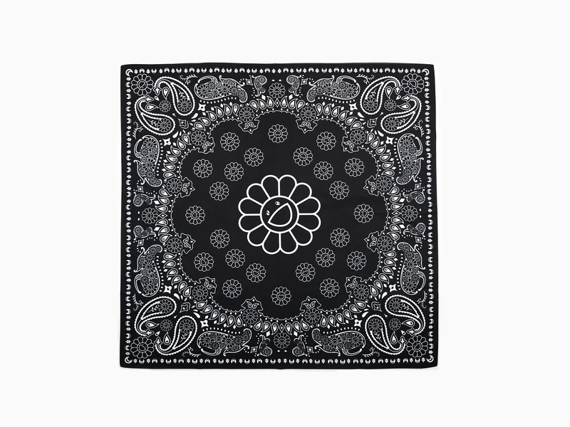 Takashi Murakami - Bandana Paisley à fleurs