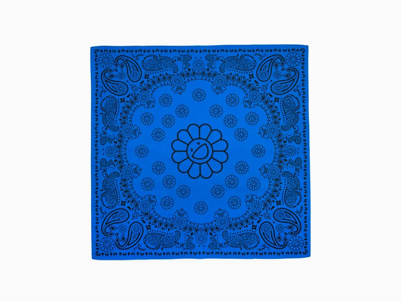 Takashi Murakami - Bandana Paisley à fleurs