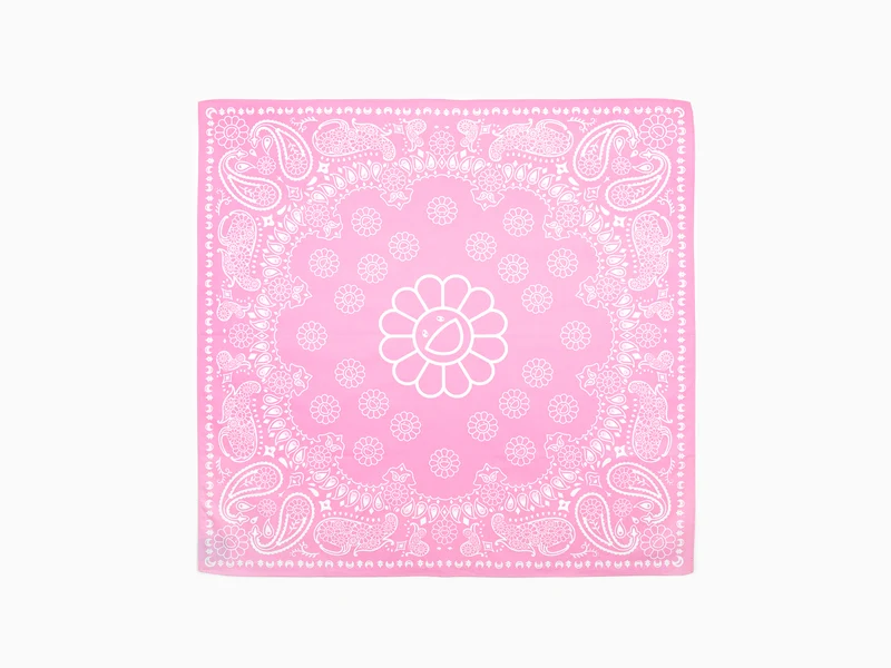 Takashi Murakami - Bandana Paisley à fleurs